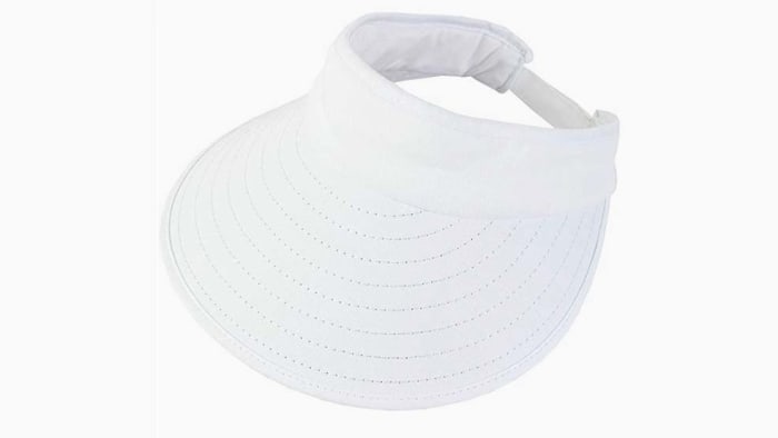 white visor